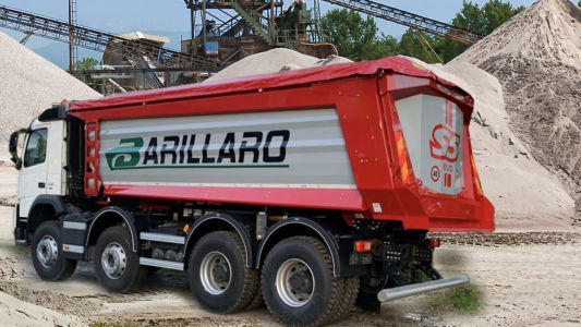 Extraction gravel. Gravel quarry. Construction industry